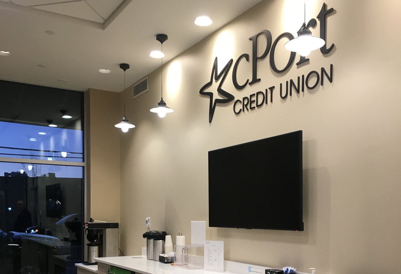 cPort Credit Union coffee and icecream bar