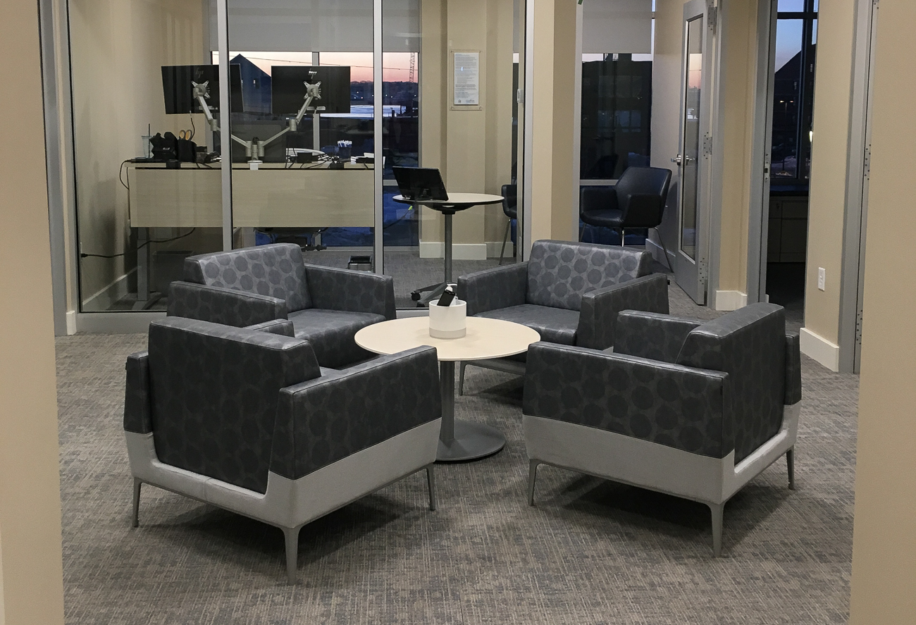 cPort Credit Union waiting area
