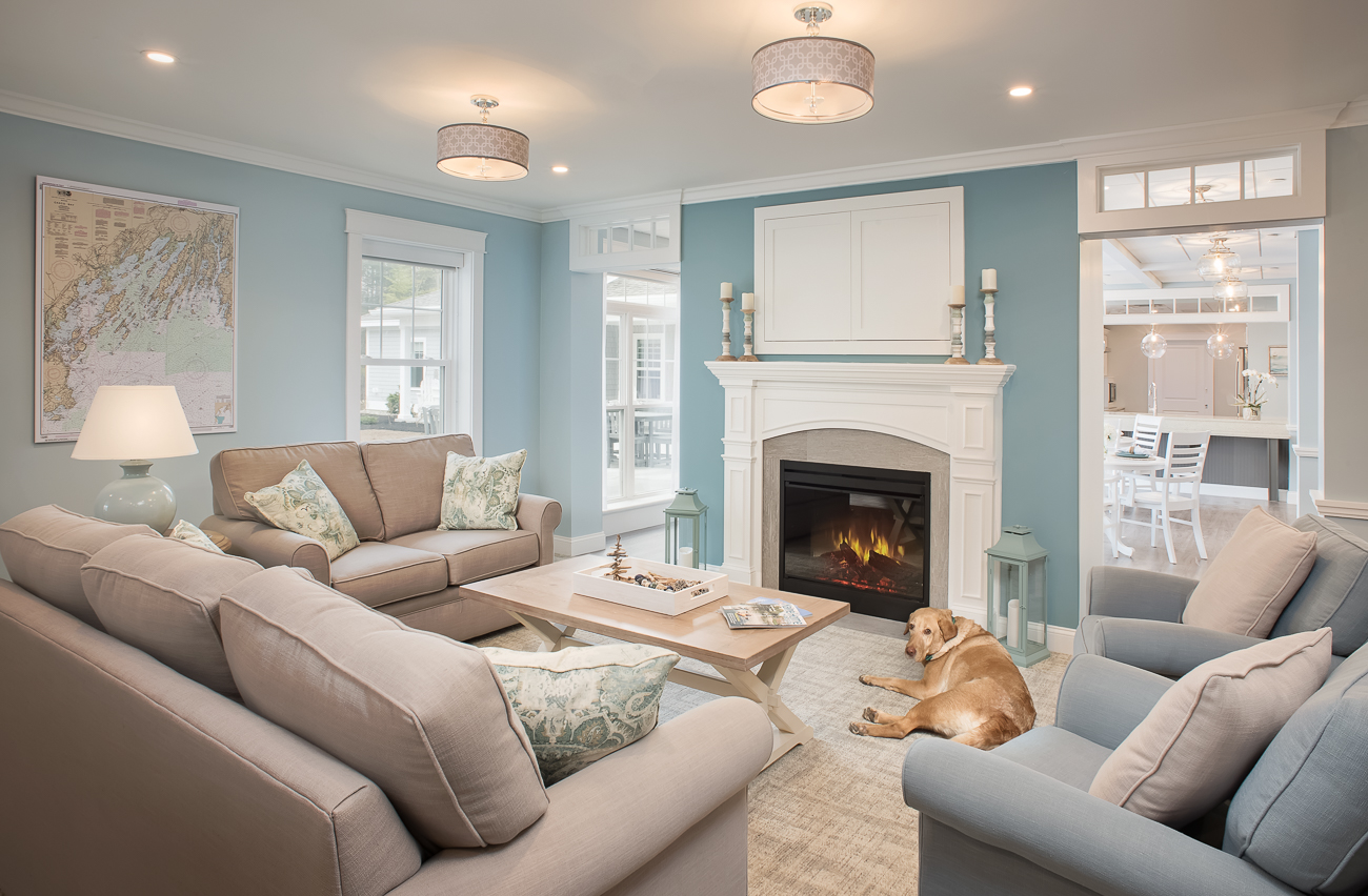 The Mooring on Foreside - Living room